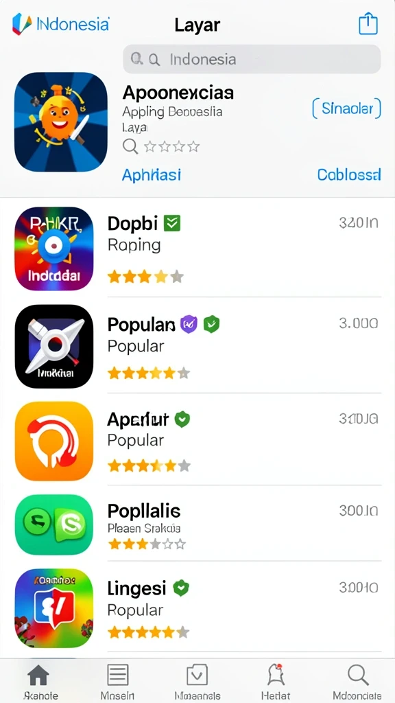 Leaderboards yang memotivasi pemain untuk bersaing.
