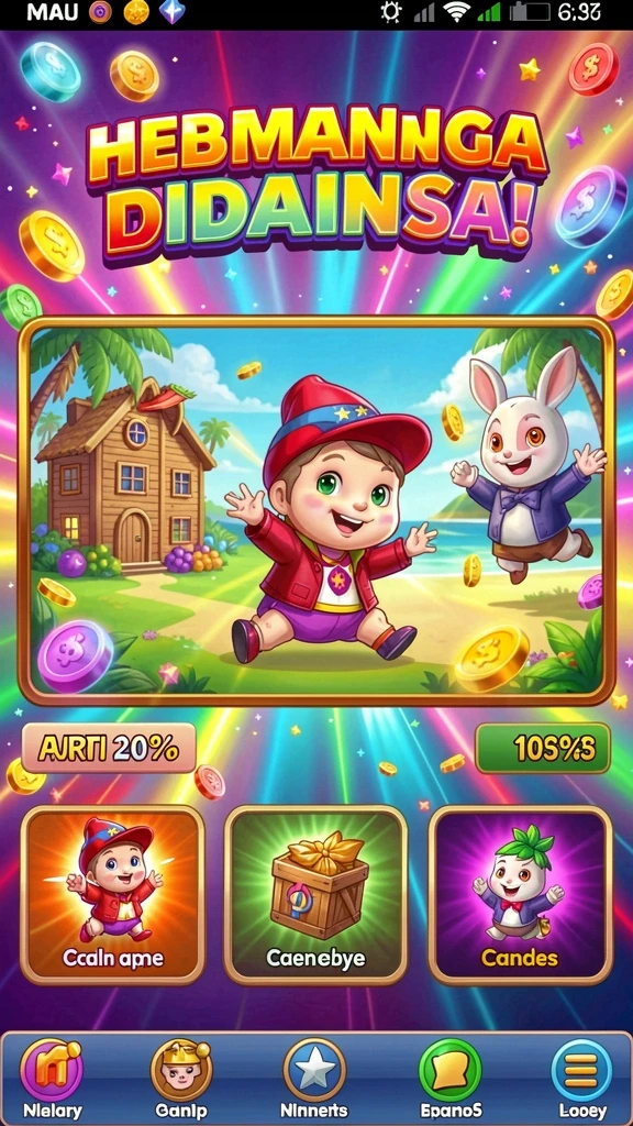 Karakter unik yang dapat dipilih di setiap level.