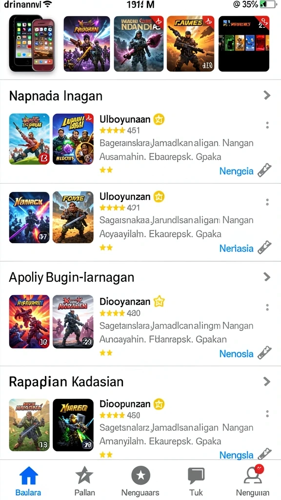 Mode permainan kompetitif yang menyenangkan.