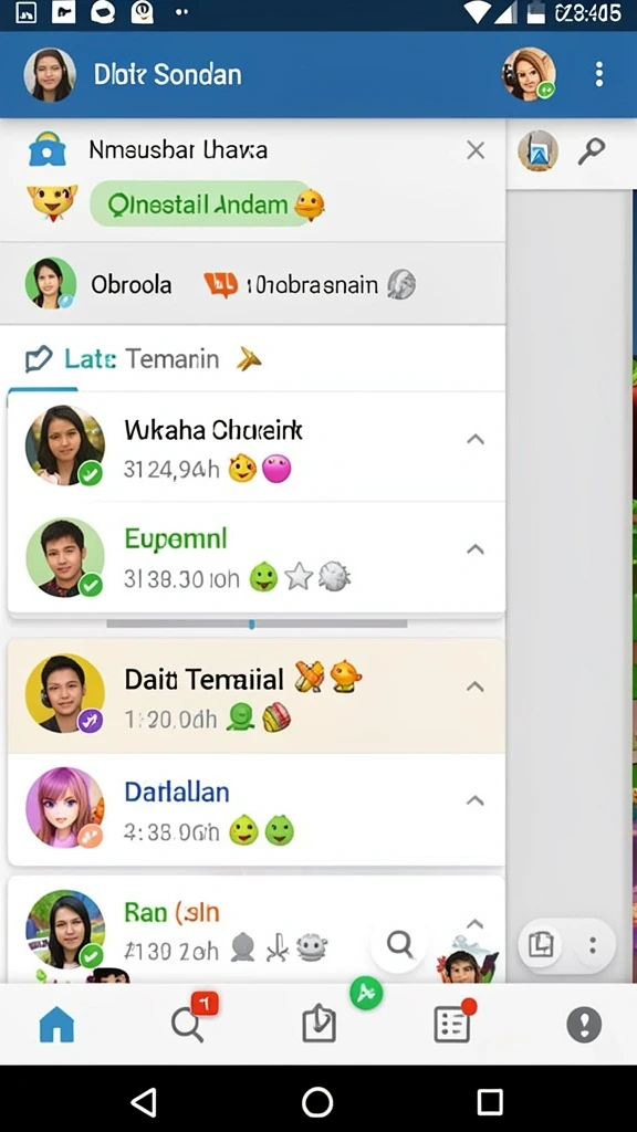 Karakter yang beragam untuk menambah keseruan bermain.