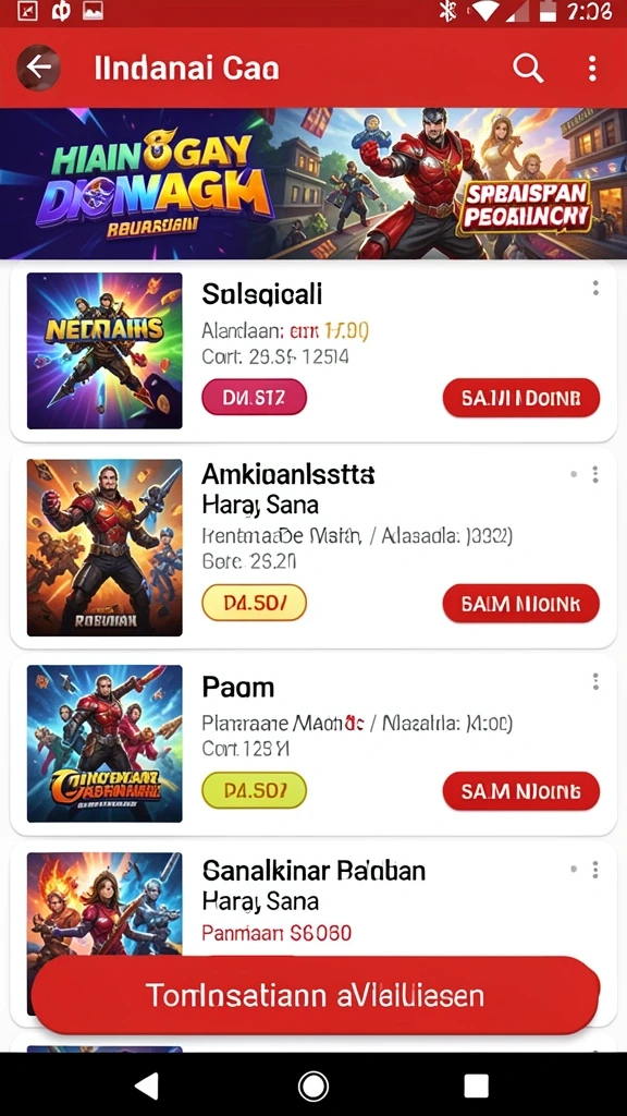 Antarmuka pengguna yang intuitif dan responsif.