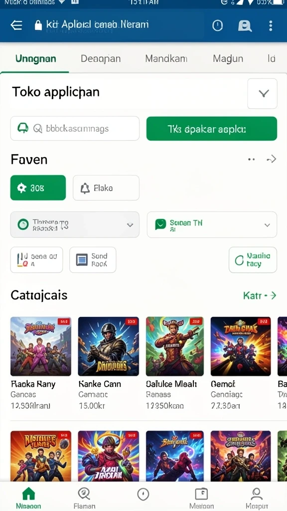 Mode permainan yang seru dan kompetitif.