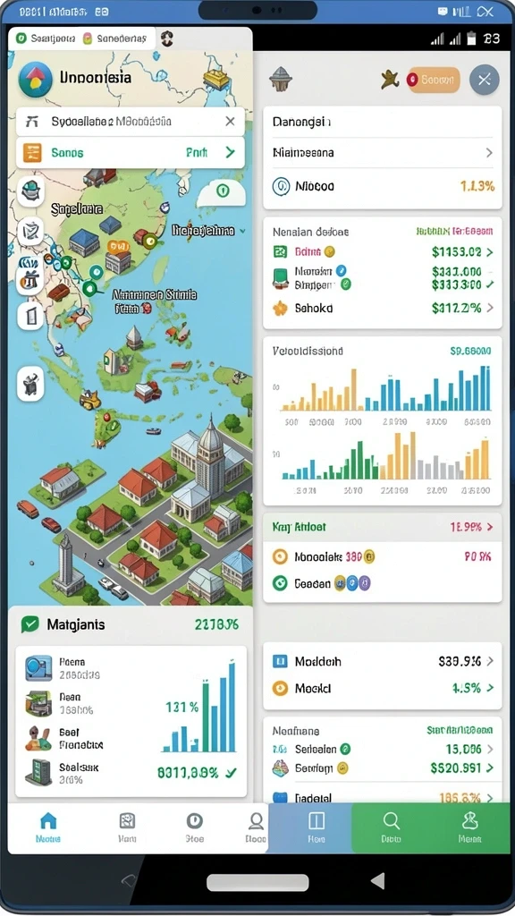Interaksi multiplayer yang mengasyikkan dengan teman.