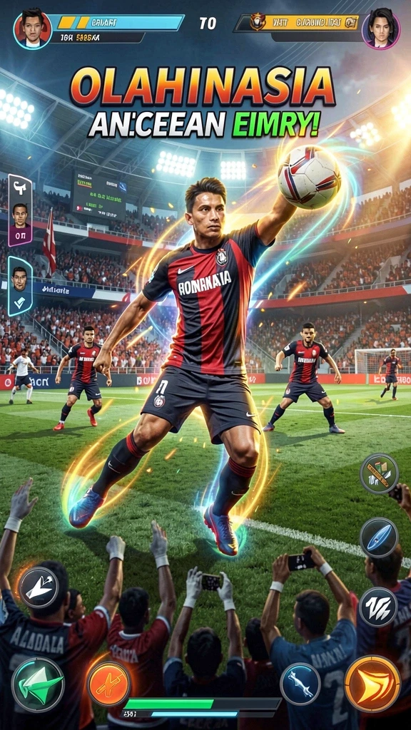 Screenshot 1: Tampilan awal permainan dengan karakter utama.