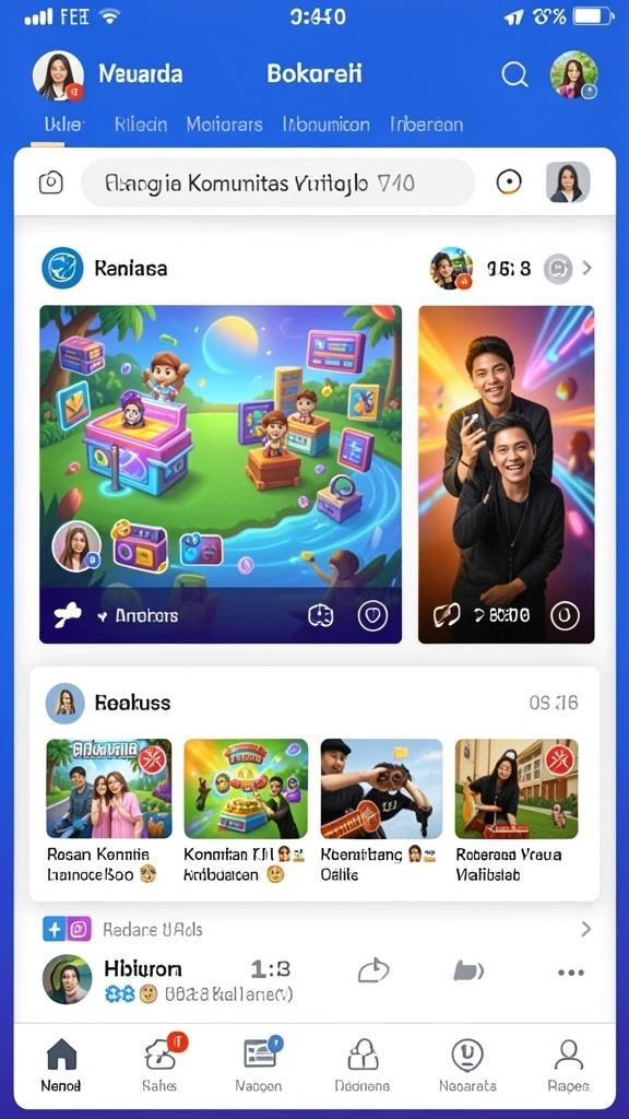 Tampilan antarmuka yang menarik dan user-friendly.