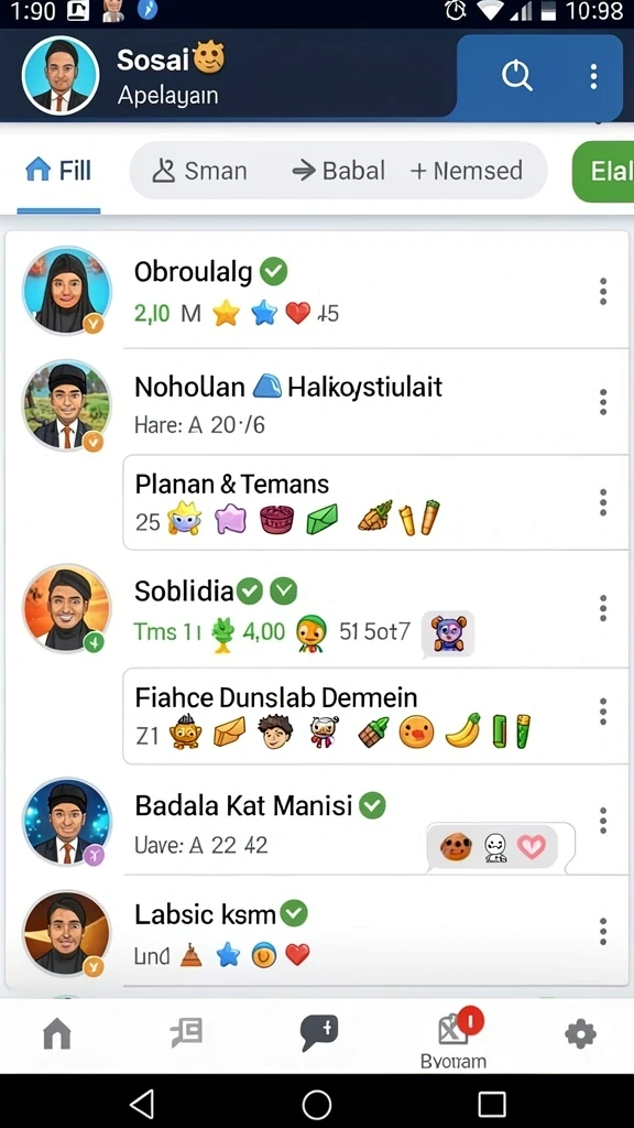 Tangkapan layar menunjukkan level yang menantang dan menarik.