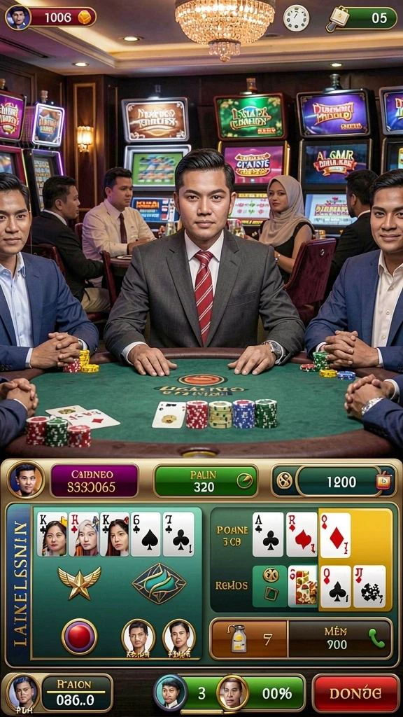 Screenshot interaksi pemain dalam chat.