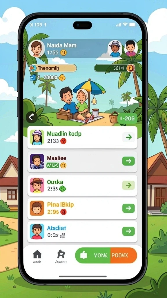 Screenshot menampilkan tampilan antarmuka yang menarik.