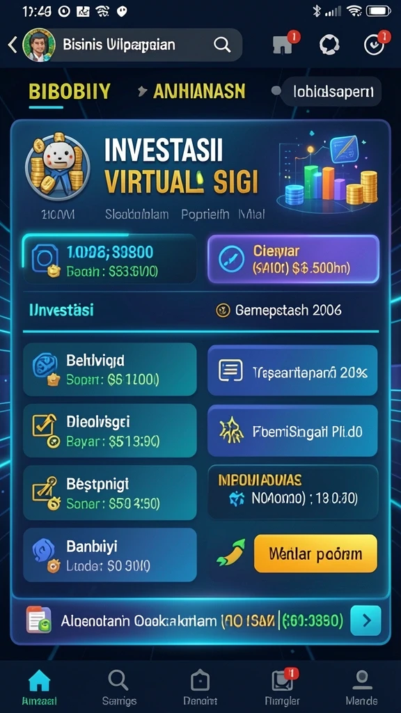 Menu kustomisasi karakter yang beragam.