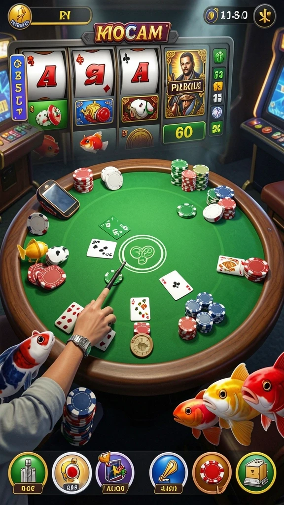 Gameplay interaktif saat menyelesaikan tantangan.