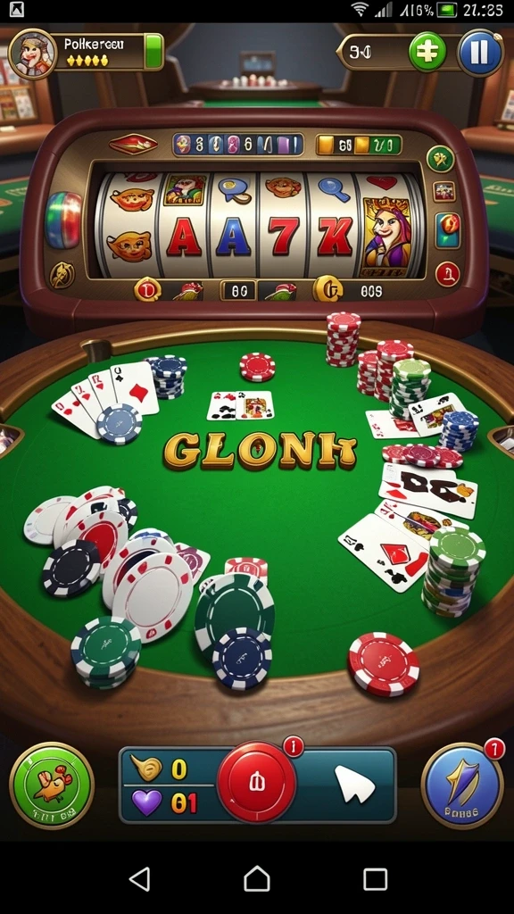 Ilustrasi slot dengan tema tropis cerah.