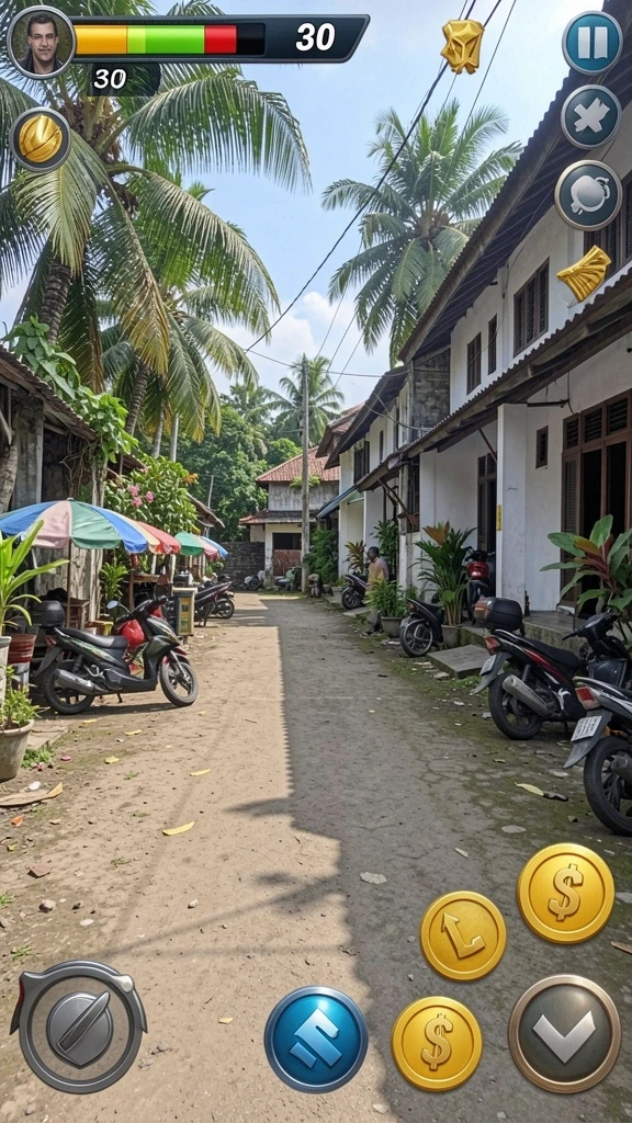 Screenshot menunjukkan momen seru saat bermain dengan teman.