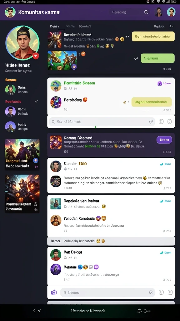 Tampilan peta yang megah dan penuh detail.