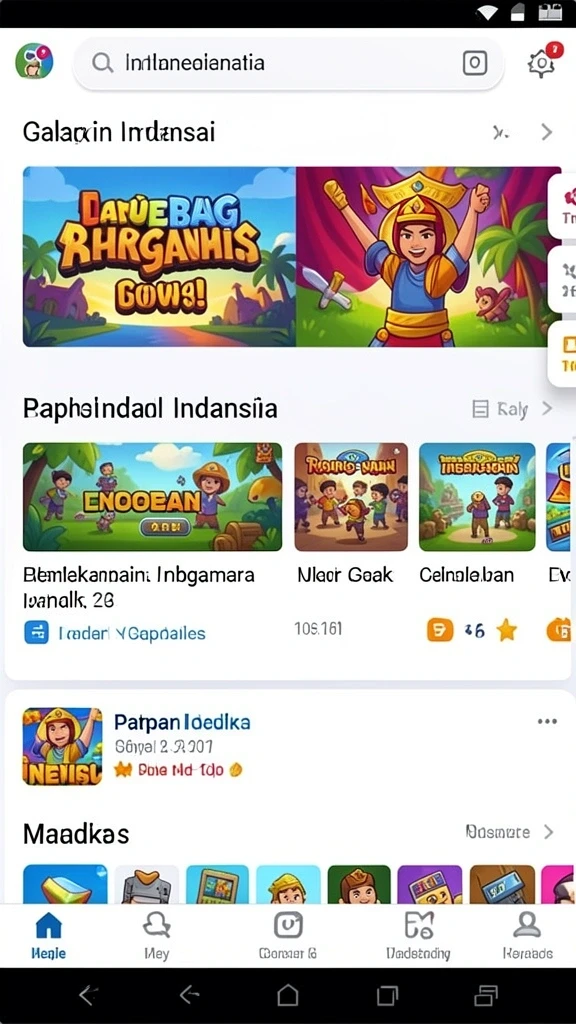 Beragam tantangan seru menanti di setiap level.