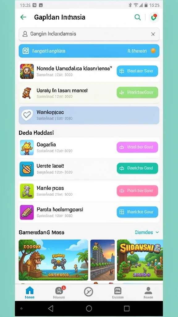 Tampilan awal QQ222 yang menarik dan intuitif.