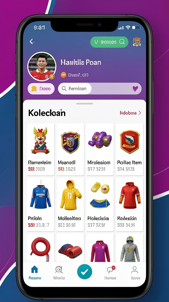 Tampilan awal antarmuka yang menarik.