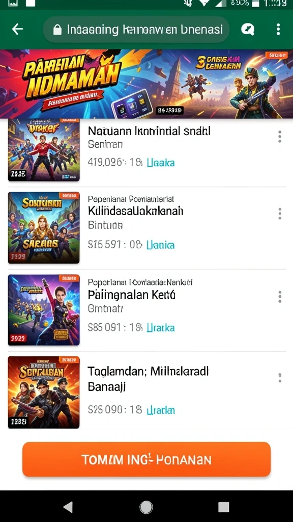 Tampilan antarmuka yang menarik dan mudah digunakan.