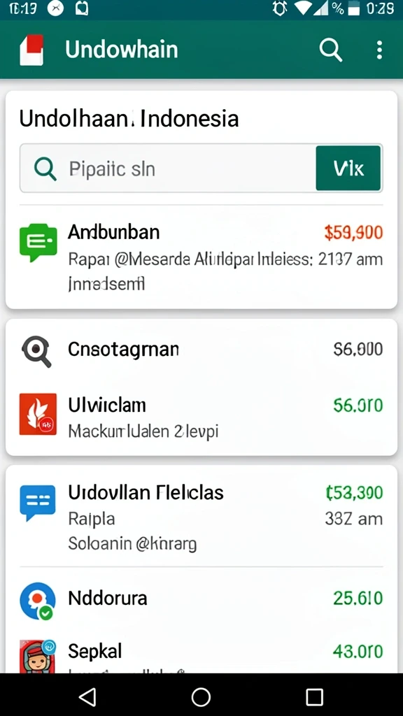 Pemberitahuan hasil pengundian langsung di aplikasi.