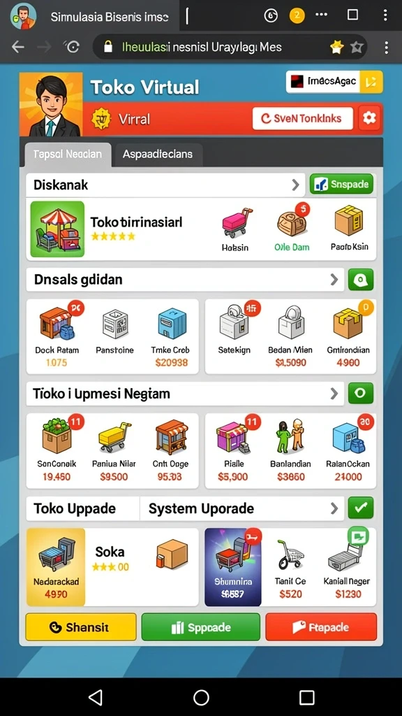 Karakter dan item yang bisa dikumpulkan selama permainan.