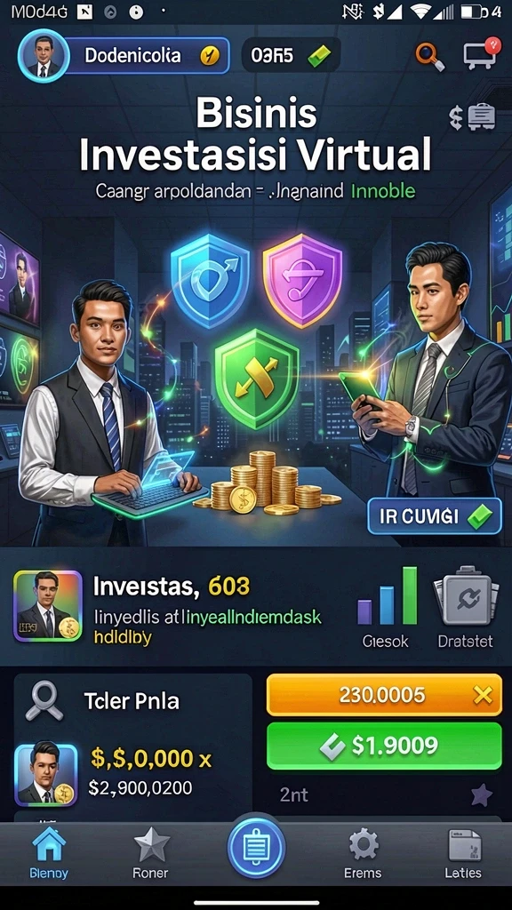 Visual karakter yang dirancang dengan detail menawan.