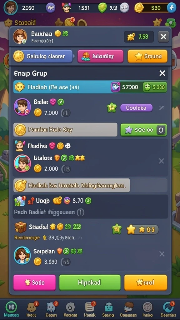 Tangkapan layar menampilkan gameplay seru di level awal.